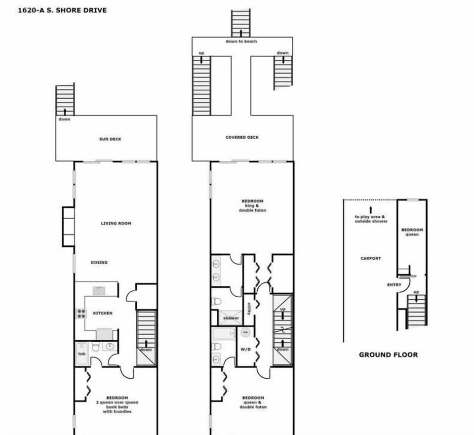 Belles Beach House Floor Plan