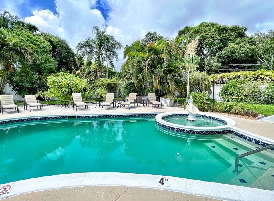 Sunny pool