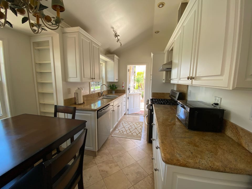 Another kitchen view to the side door