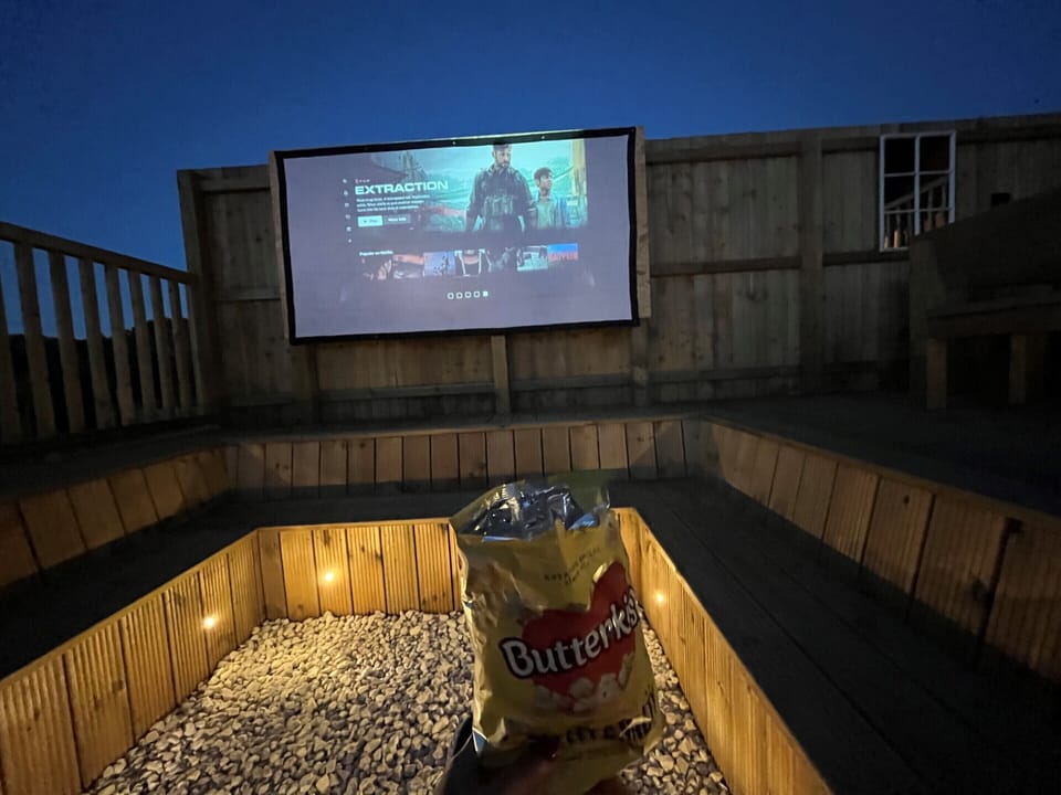Outside projector