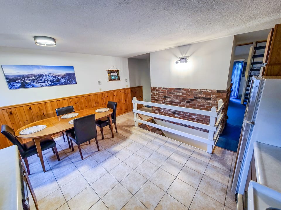 Kitchen and dining area