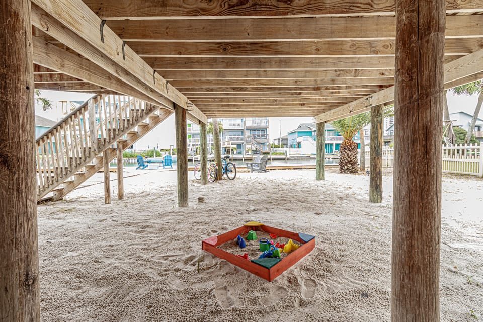 Even the little ones will love playing in the sand