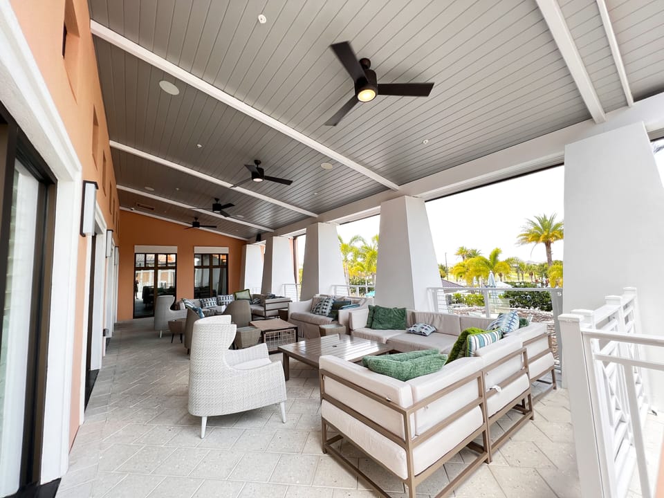 Patio area - Solara Clubhouse 