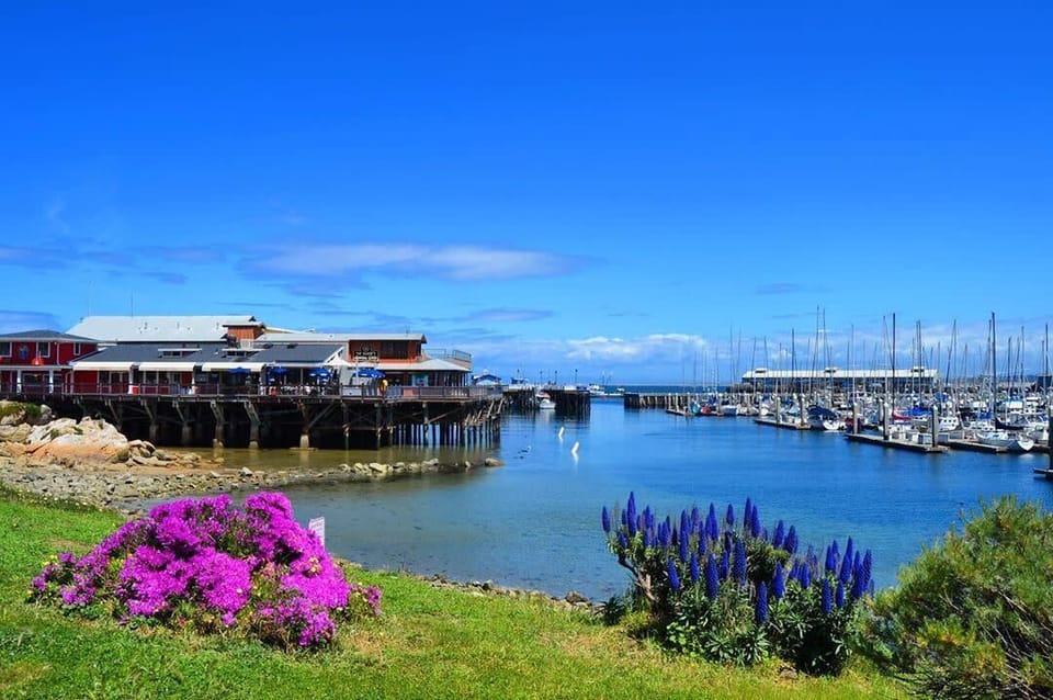 Monterey wharf just a short drive away