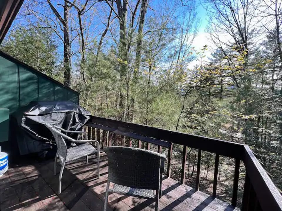 Beautiful views from back deck 