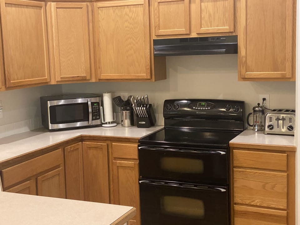 Kitchen with double oven