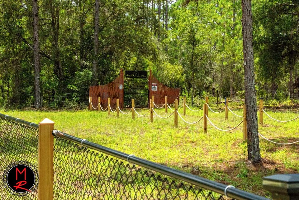 The Moto Ranch at Croom Vacation rentals main croom trail gate entrance 5 acres of private property inside Croom motorcycle area