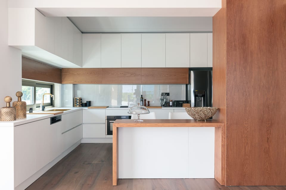 Fully equipped kitchen with modern appliances provided!