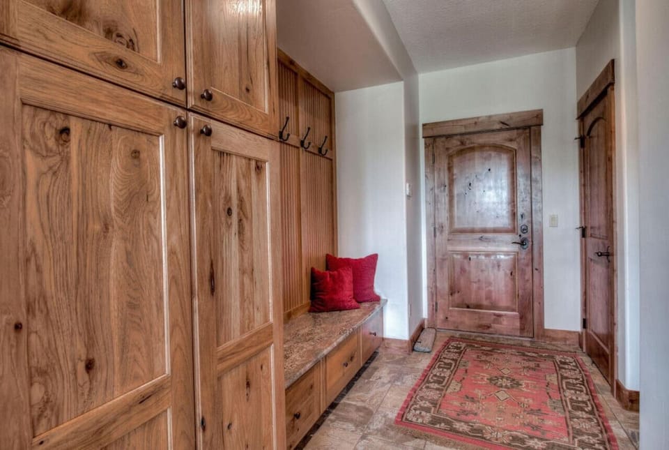 Downstairs hallway from garage into the bottom floor