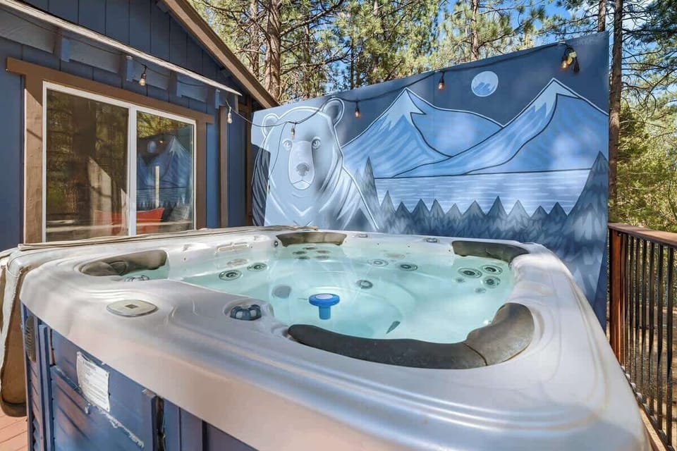 Cold and sore from an active day? This Hot Tub should do the trick!
