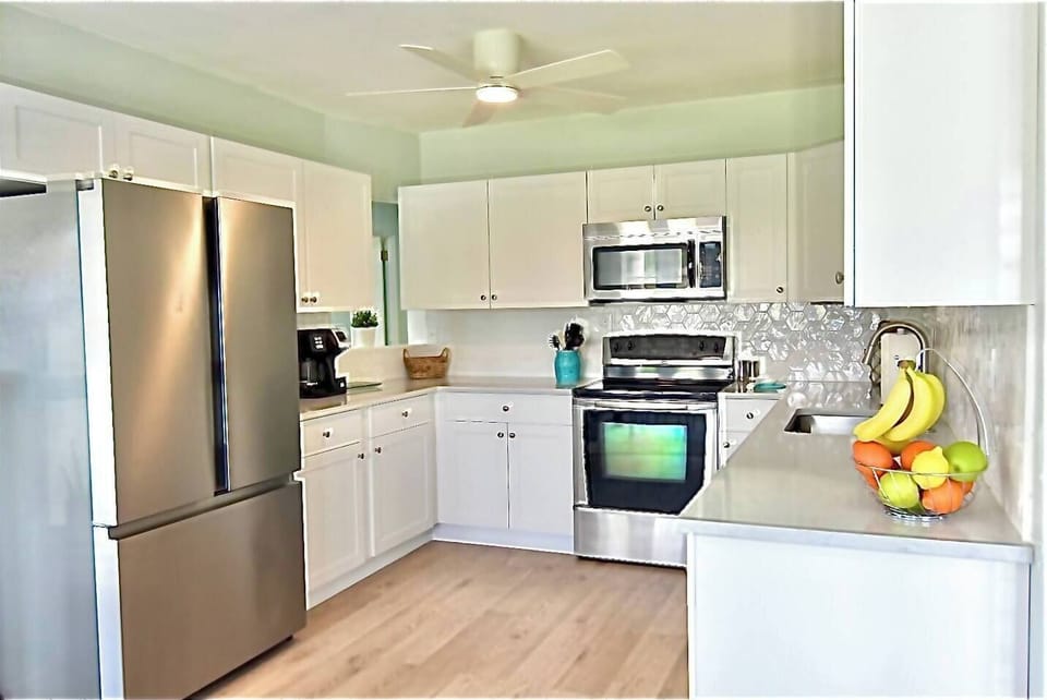 Main House kitchen, fully stocked and ready for you to cook your first meal!