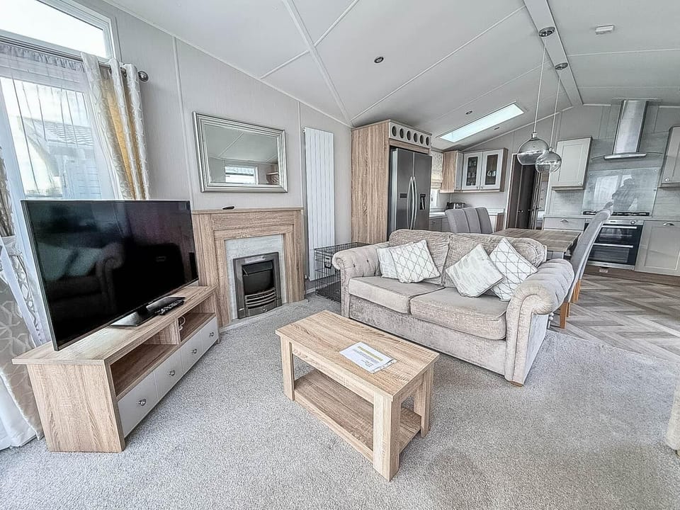 Experience the charm of Lowestoft East Anglia with a staycation at Broadland Sands, where you can enjoy a relaxing living room in a caravan after a day at Pleasurewood Hills Lowestoft.