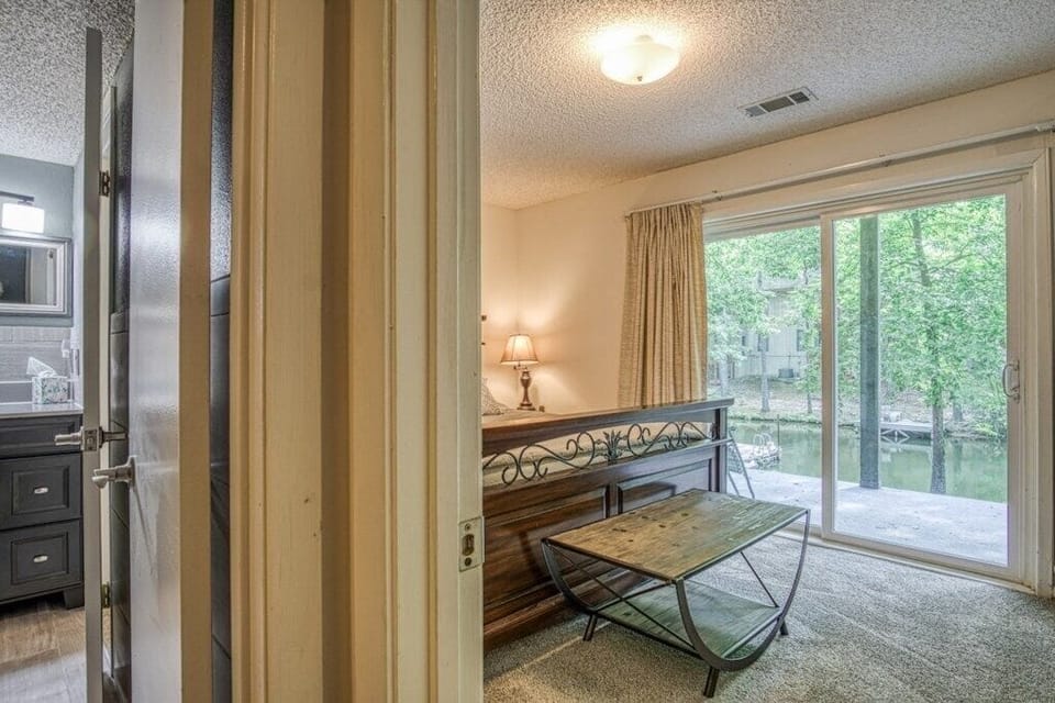Master Bedroom with doors to Outside Patio