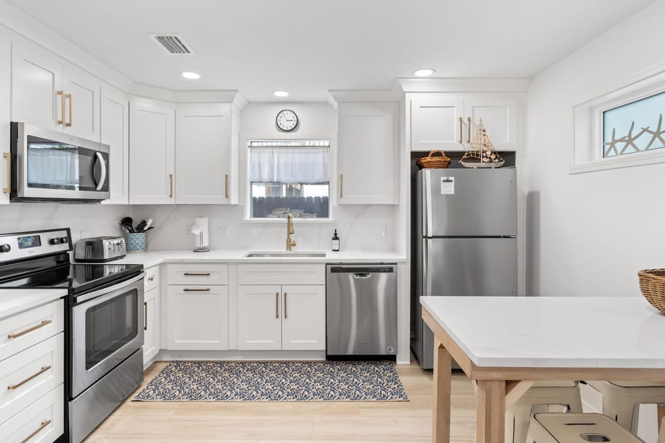 Kitchen next to the dining area.