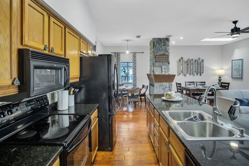 Open Kitchen Living Area