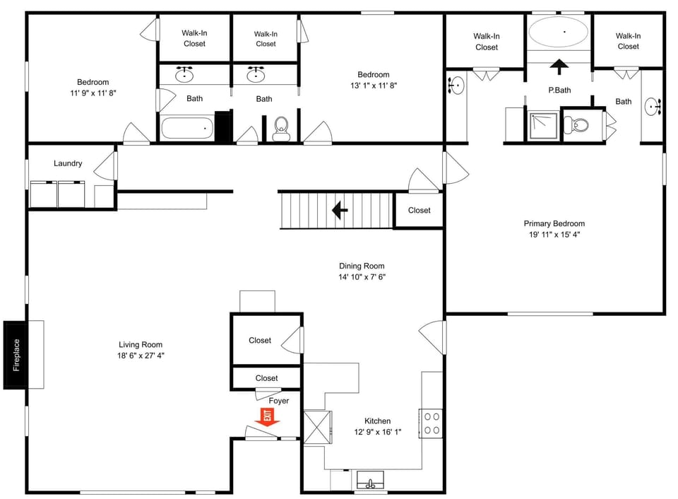 Floor Plan - Second Floor