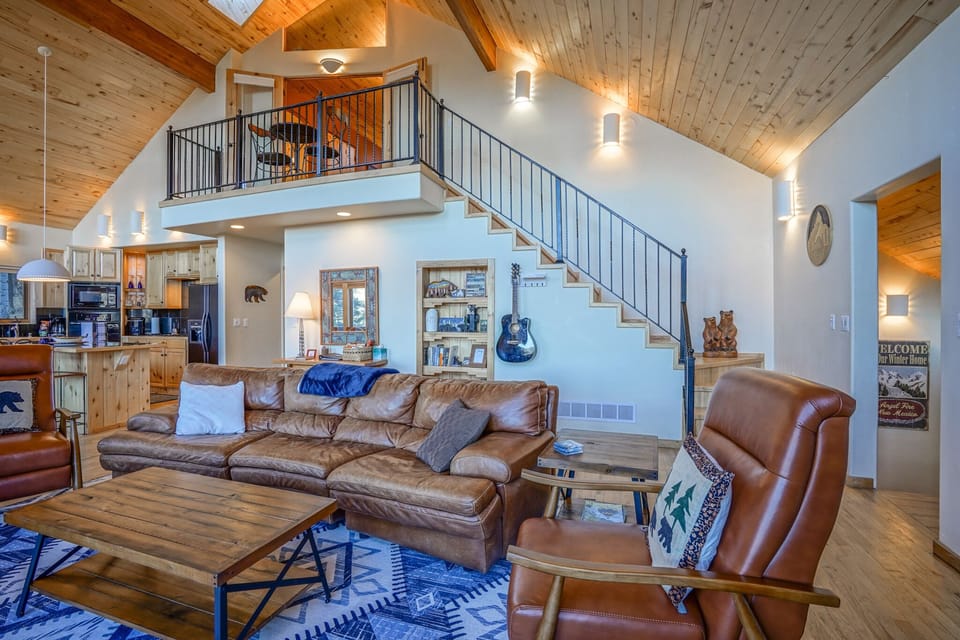 Stairs to master suite