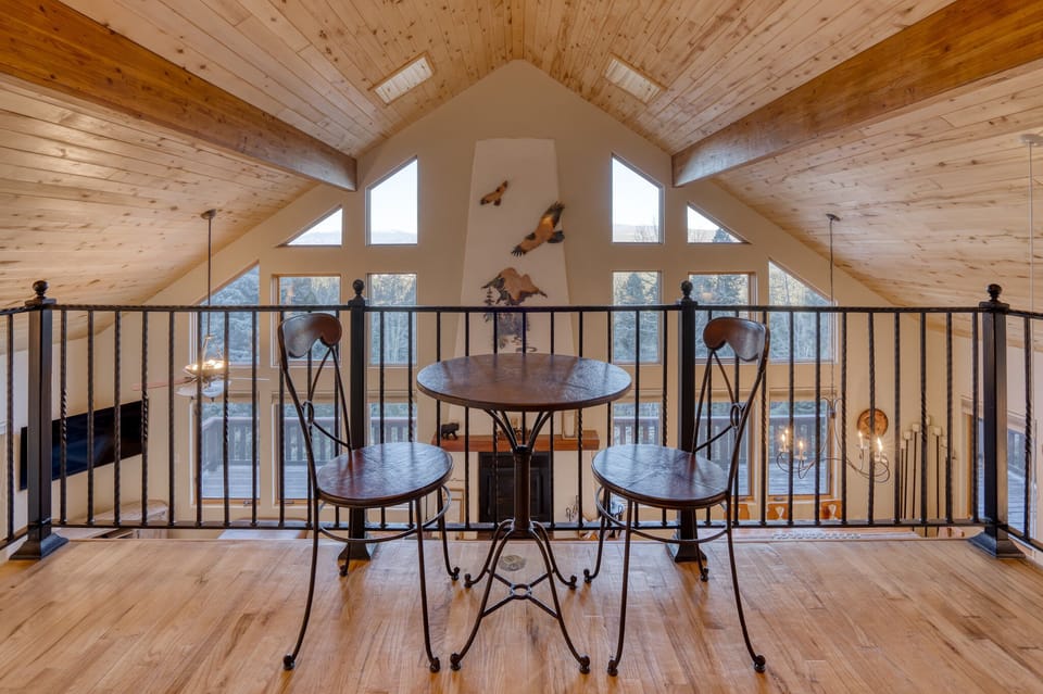Master bedroom landing seating area