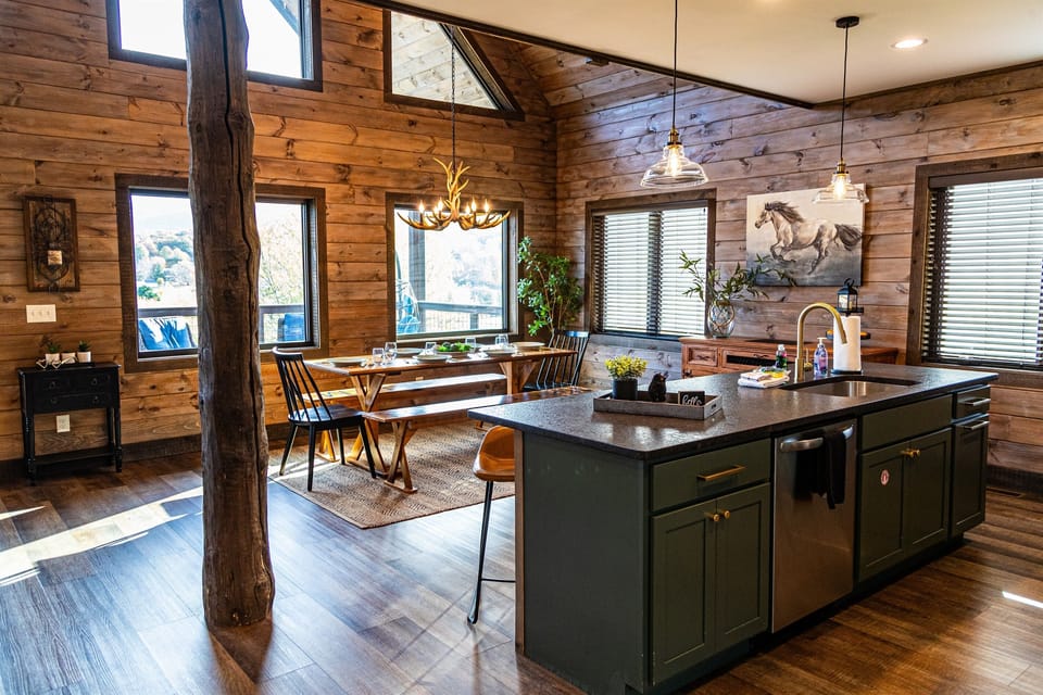 Spacious open concept with room for everyone