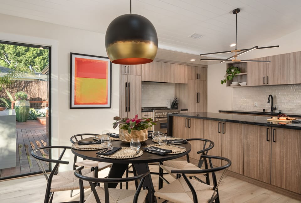 Create lasting memories around a home-cooked meal in our elegant dining area. 