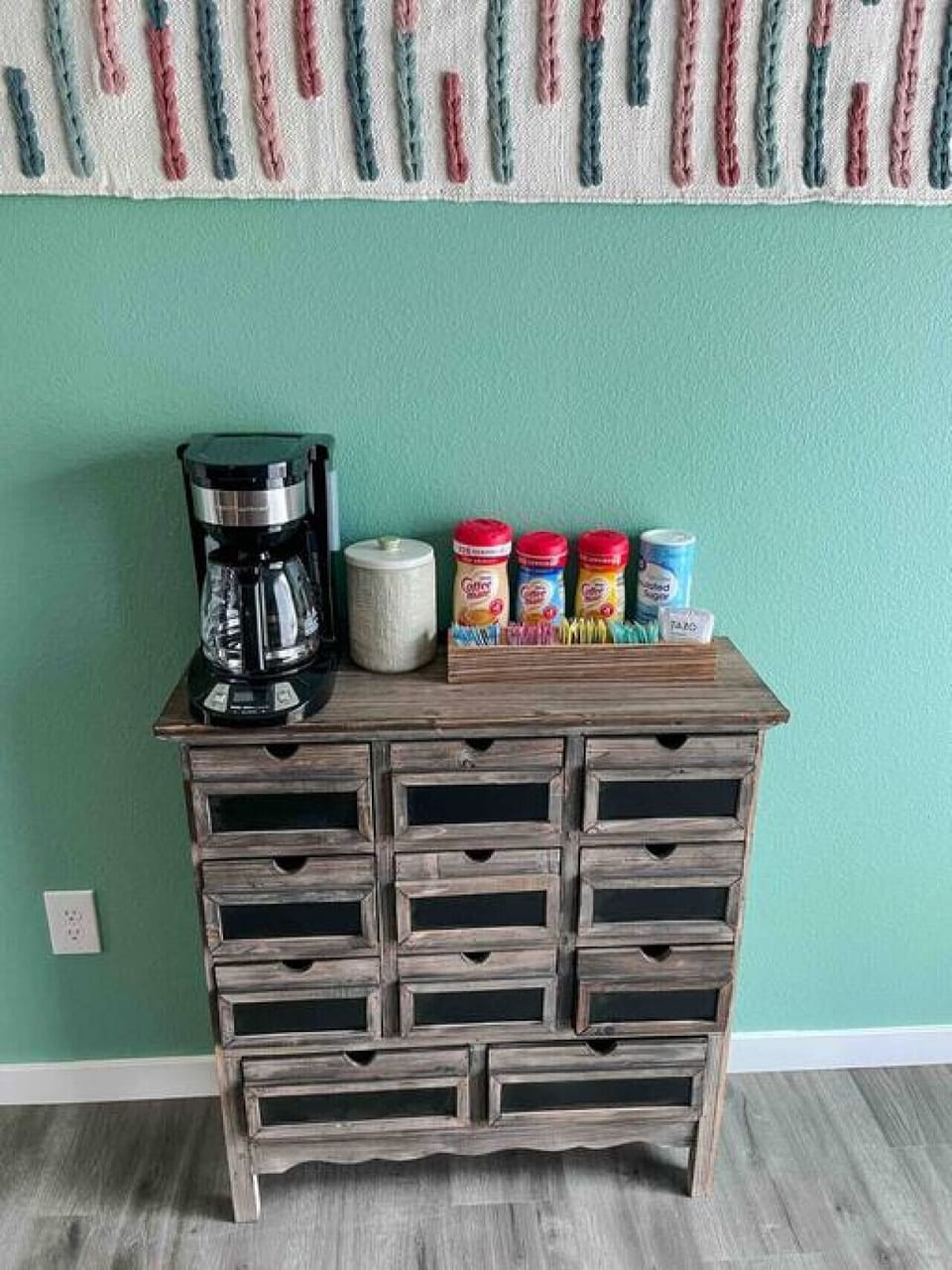 Free coffee bar!
