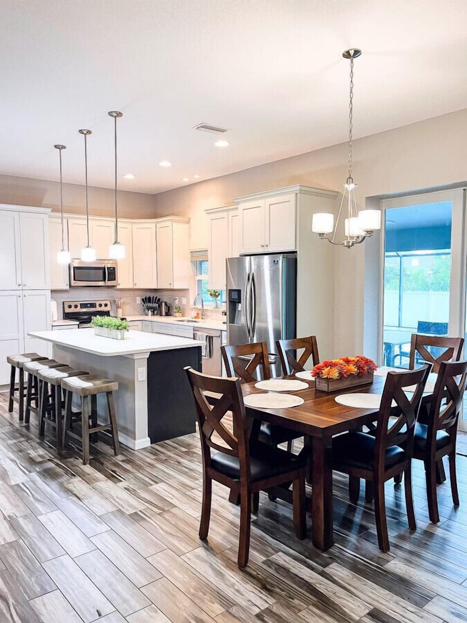 Fully stocked kitchen