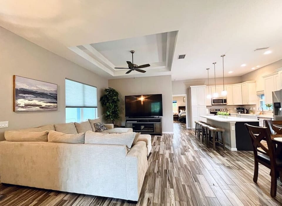 Open concept living area