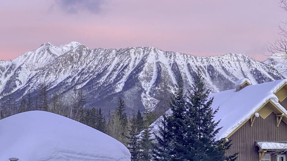 The views (and colors) from our back yard.