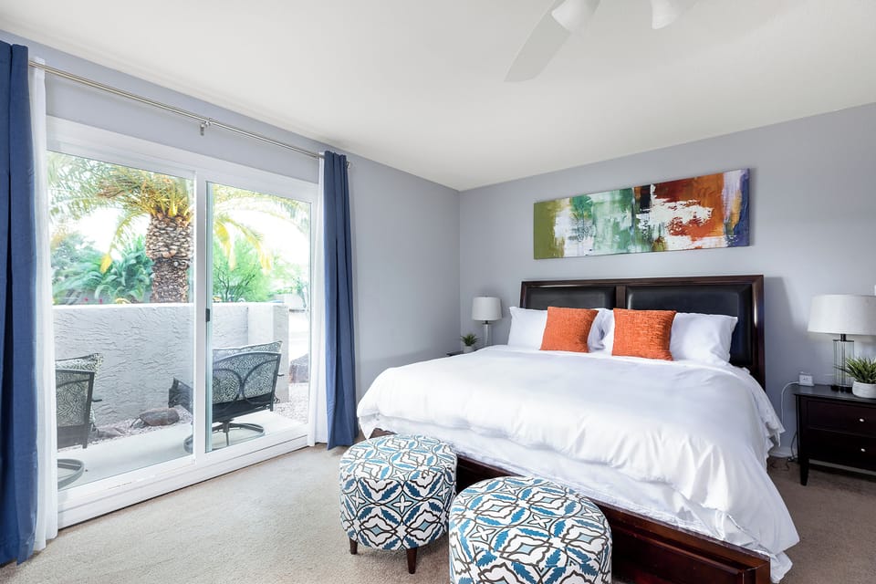 Primary suite with outdoor access.