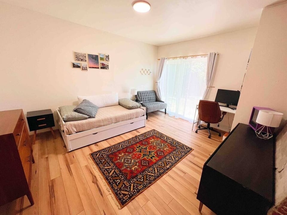 The 3rd bedroom has a twin sized bed with a trundle and also converts to a king.