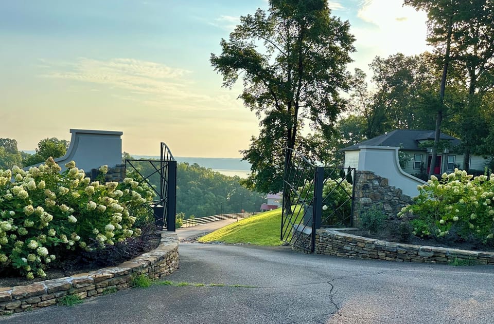 Entrance to the private community of 6 Estates
