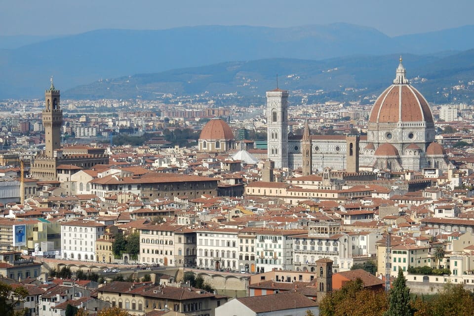 Florence's skyline much as it has appeared for more than 500 years.