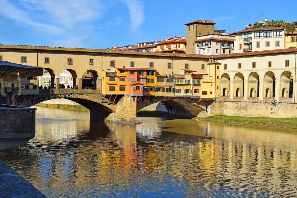 The Ponte Vecchio has graced the Arno river for 700 years.
