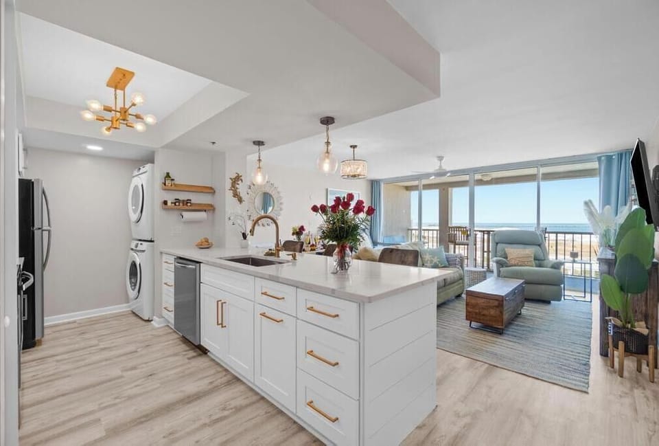 Gorgeous Kitchen with view of Gulf; Completely renovated