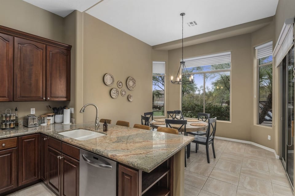Kitchen with Granite Countertop