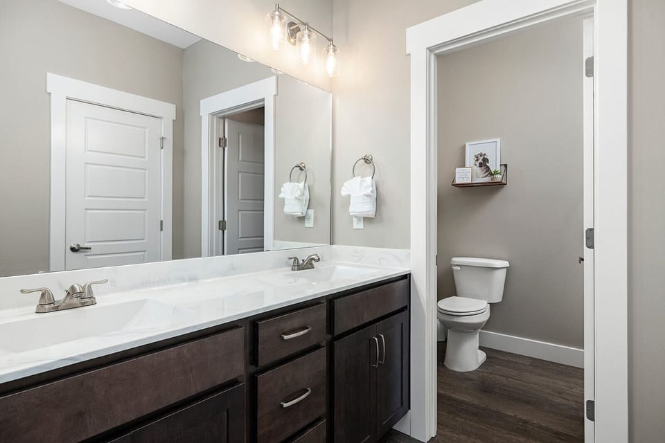 Main Level Attached Full Bathroom