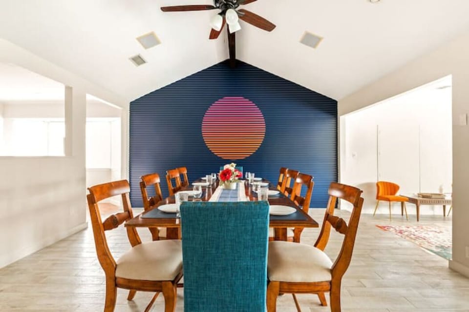 Dining table that seats up to 10!