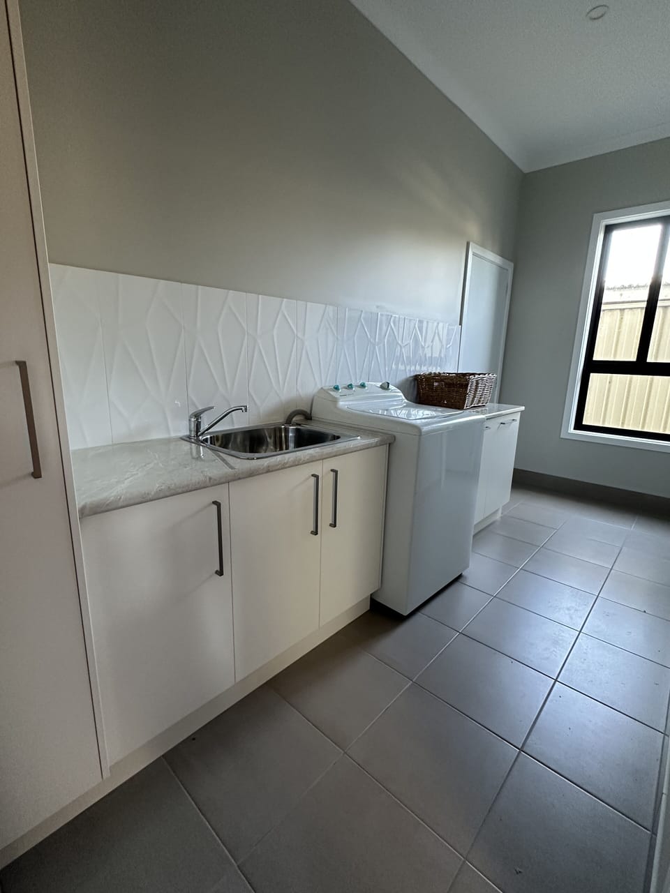 laundry with washing machine