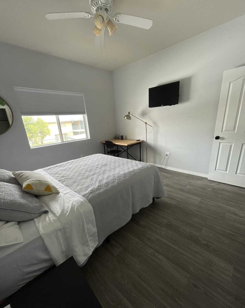 Work space in second bedroom 