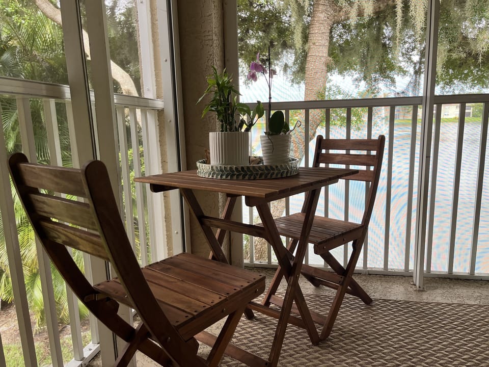 Outside dining area 