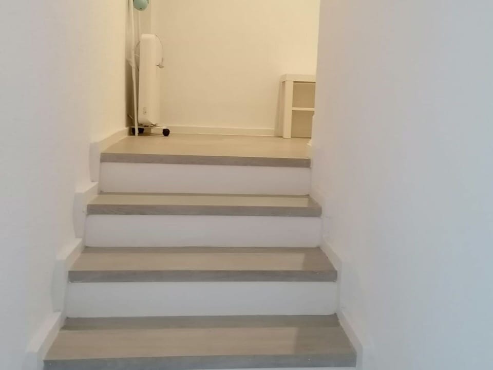 Wood, Stairs, Paint, Floor, Flooring, Rectangle, Composite Material, Hardwood, Plaster