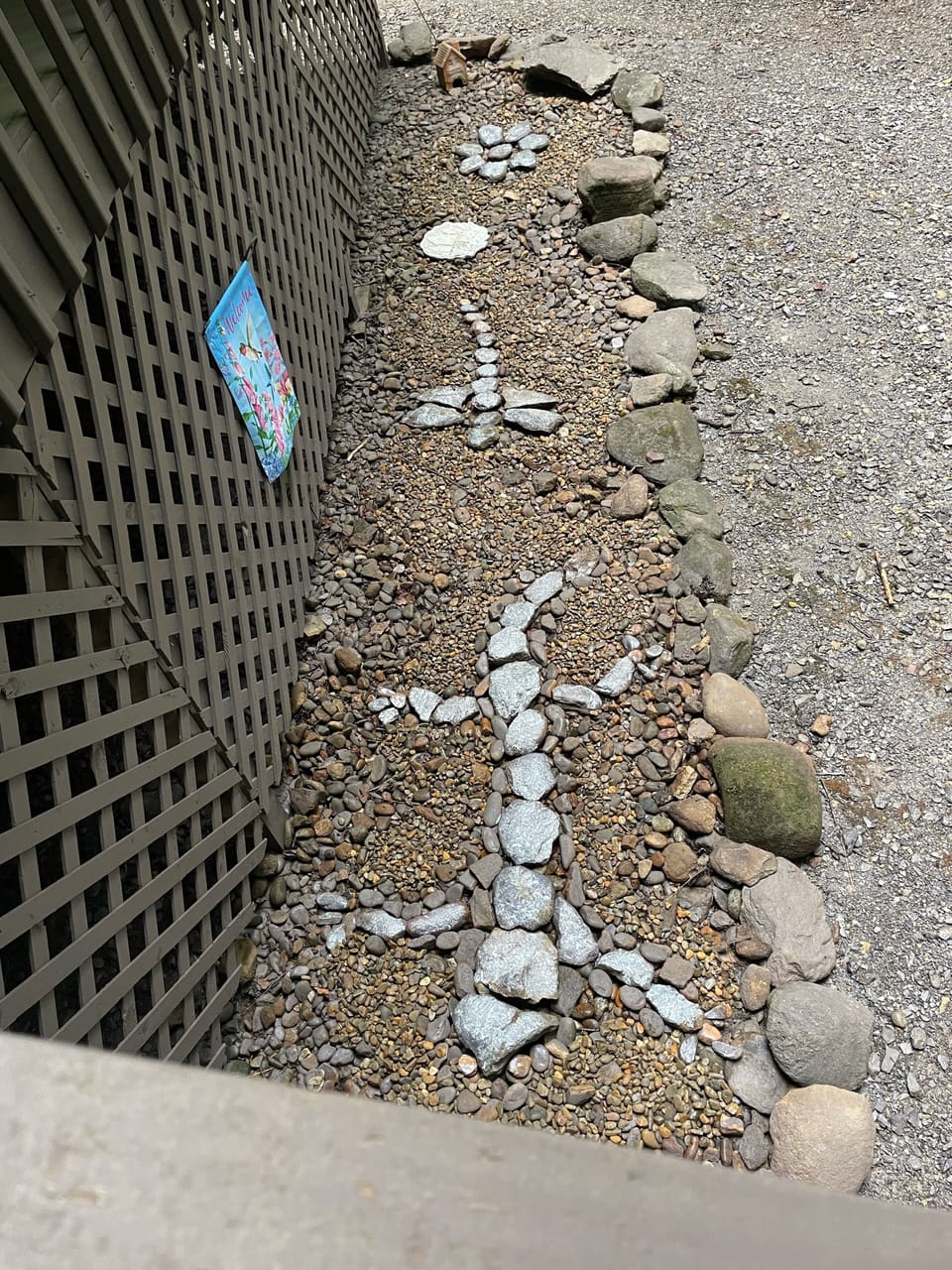 Our rock garden friends welcome you.