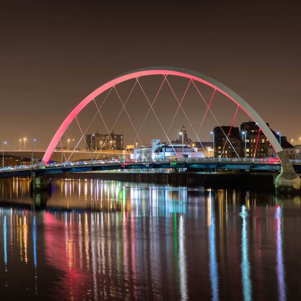 Glasgow by night