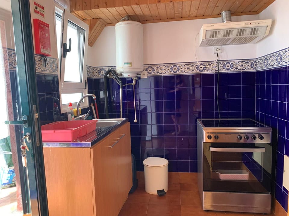 The kitchen has all that is needed to make  your meals.