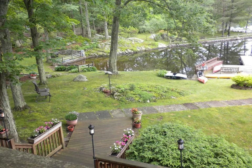 from the upstairs balcony