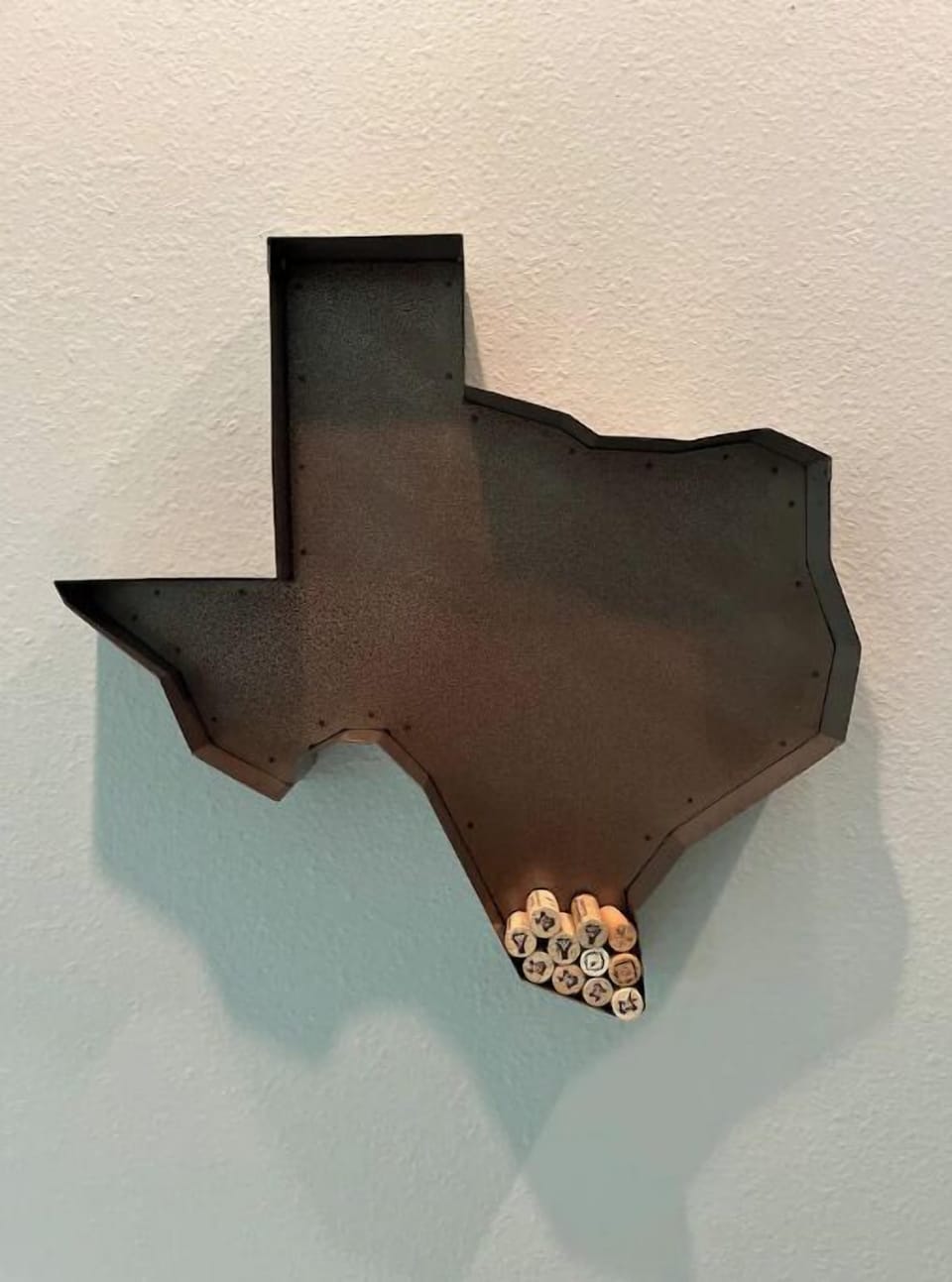 Add your own Texas wine corks 