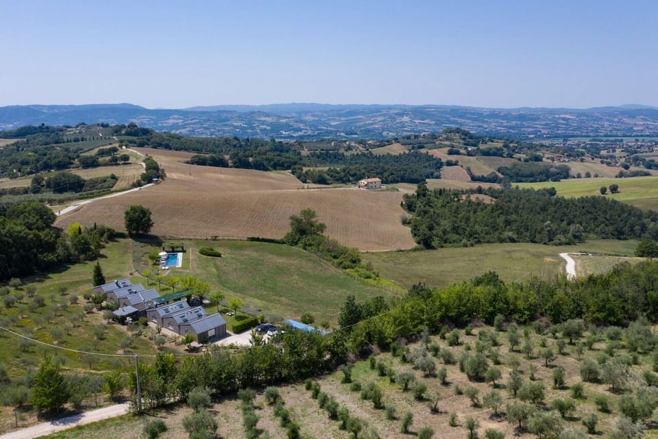 A view of the valley from above