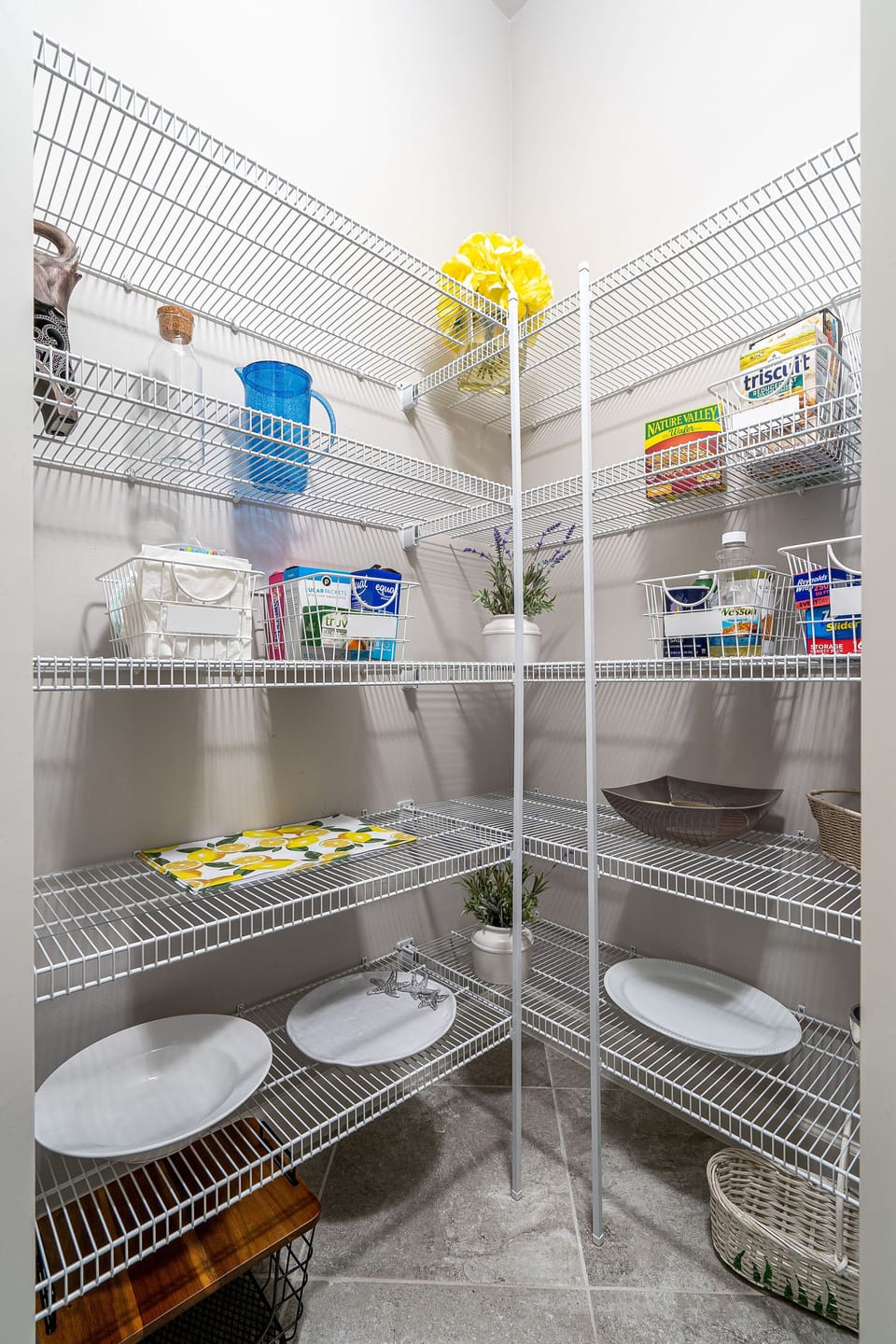 Look at the pantry! Plenty of room.
