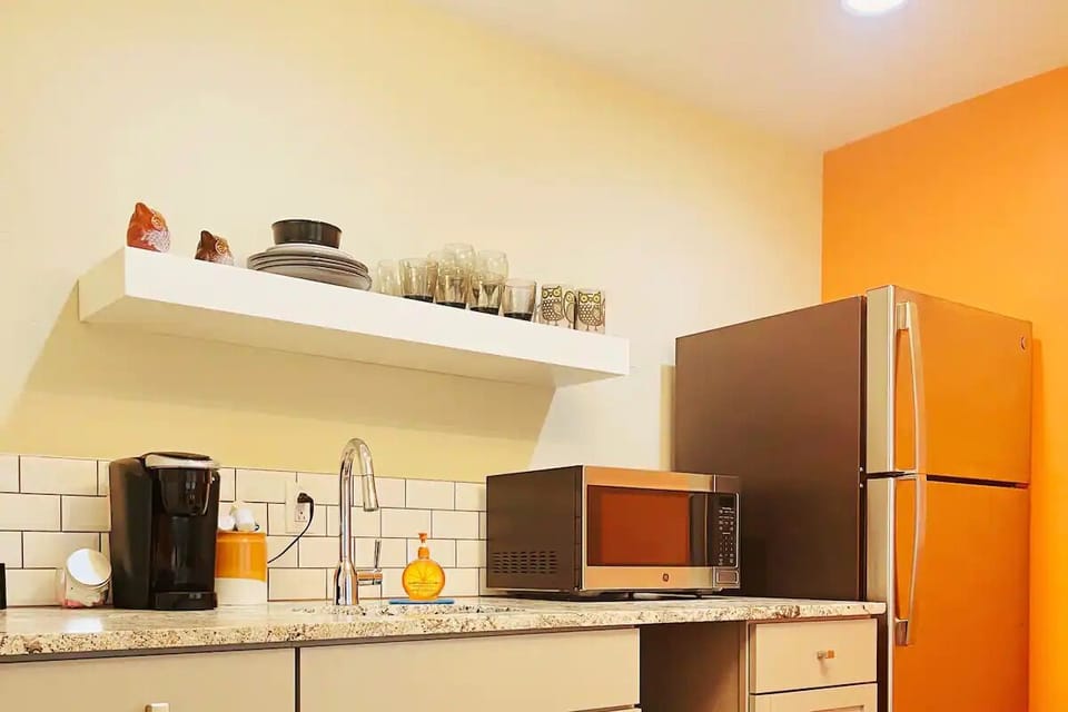 Pots, pans, dishes, & utensils are here to make meal preparation easy.