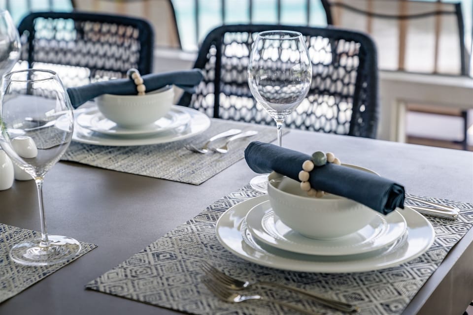 Thoughtful beach-chic details throughout